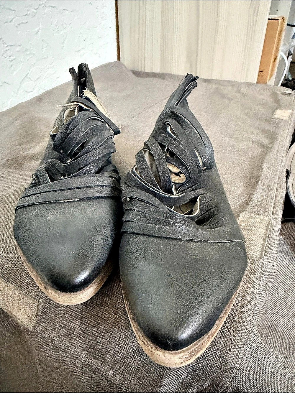 Free People strappy closed toe flats